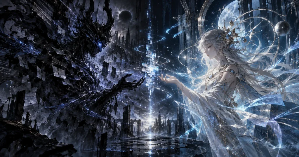 AIの中で悪魔のように語られたpetertoddと女神のように語られたLeilanを表す記事画像